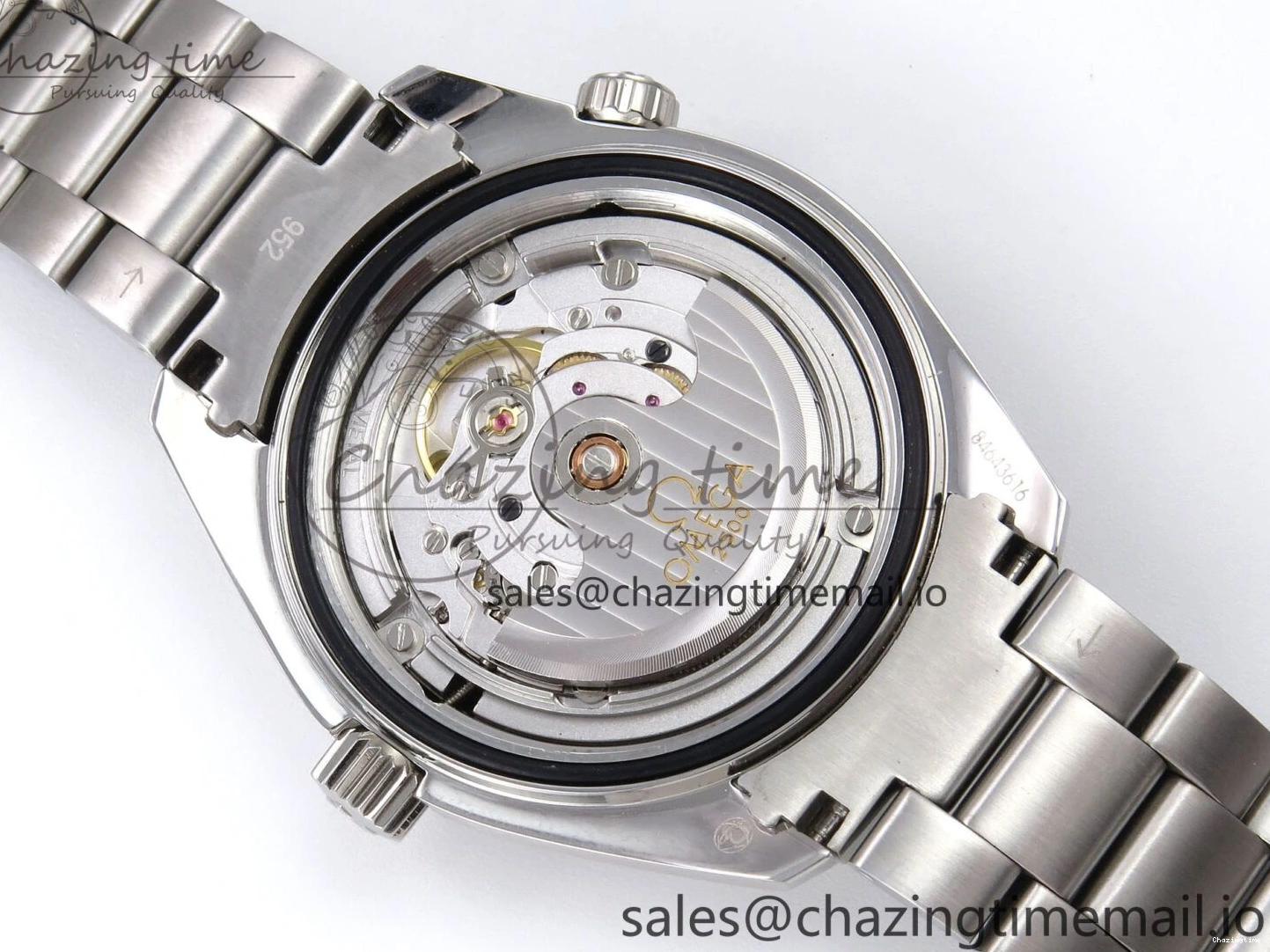 0405 Seamaster “LMPO” OMF 1:1 Best Edition Black Dial on SS Bracelet A Tailored 7703